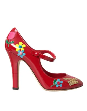 Dolce & Gabbana Red Patent Leather Pumps