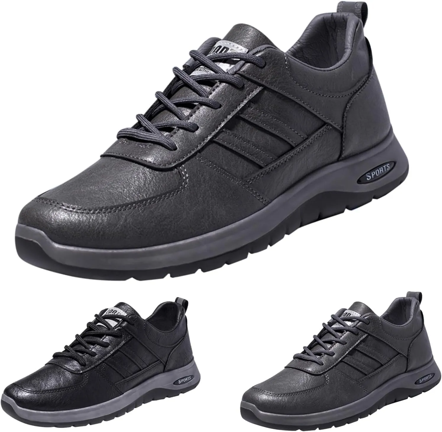 Dress Sneakers Men Slip On Oxford Shoes for Men Women's Loafer Flat Loafers for Women Casual Black Loafers Women Womens Walking Sneakers with Arch Support