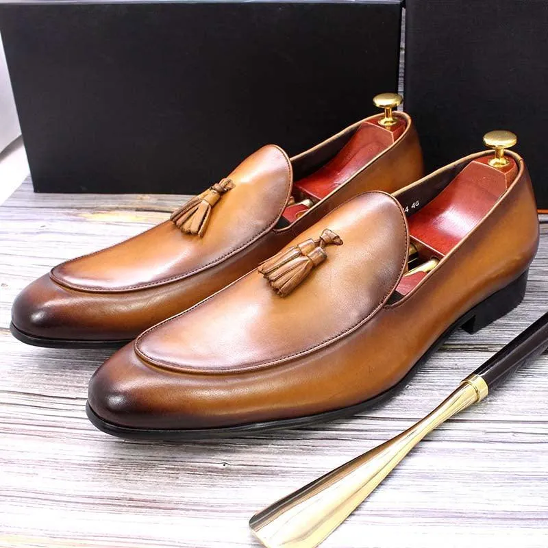 DW Men's Italian Style Handmade Loafers