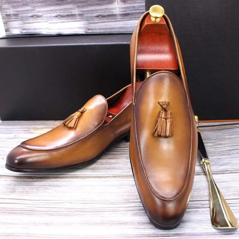 DW Men's Italian Style Handmade Loafers