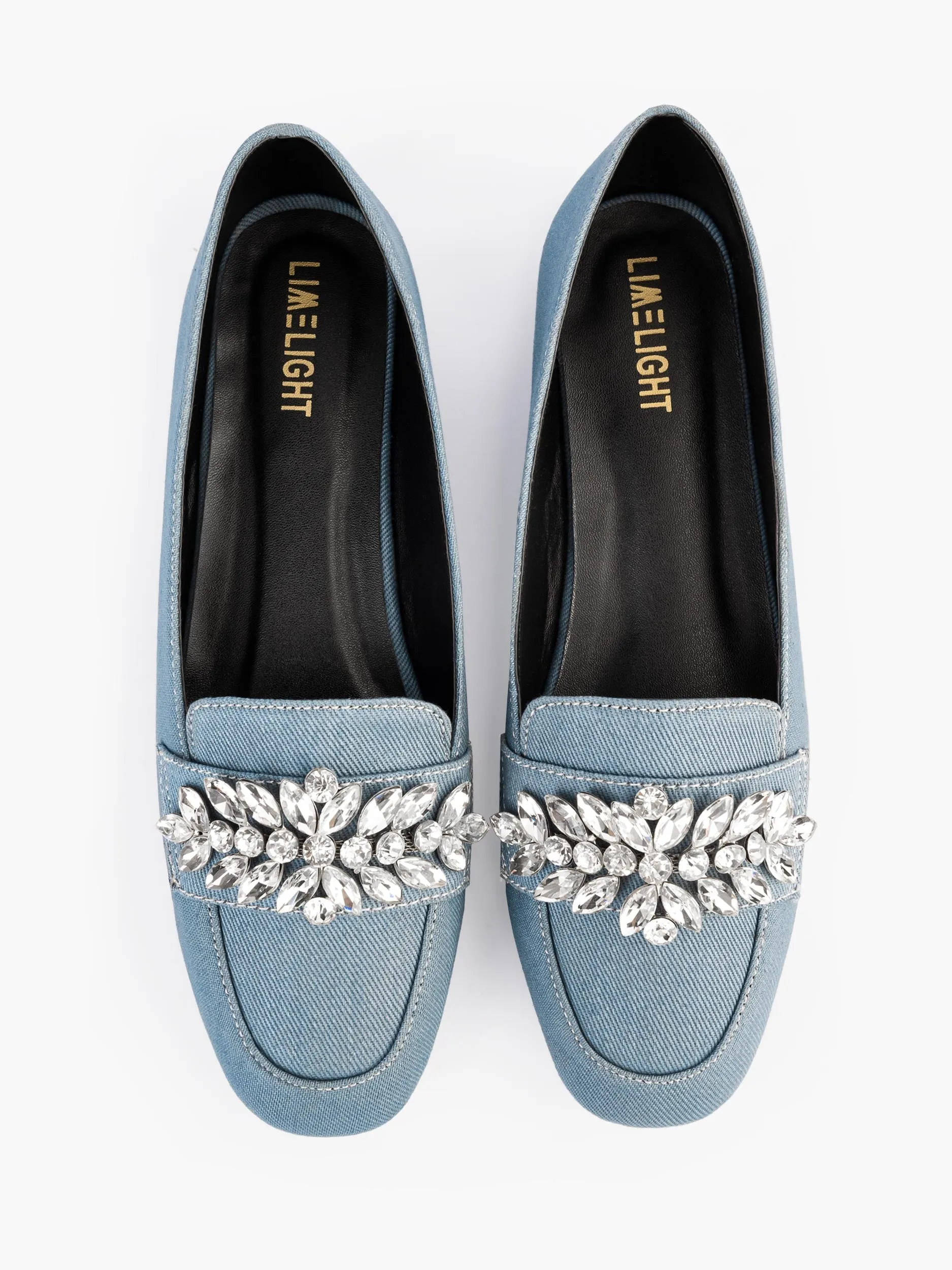 Embellished Loafers