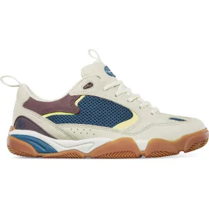 eS Quattro Plus Skateboard Shoe - White/Blue/Gum