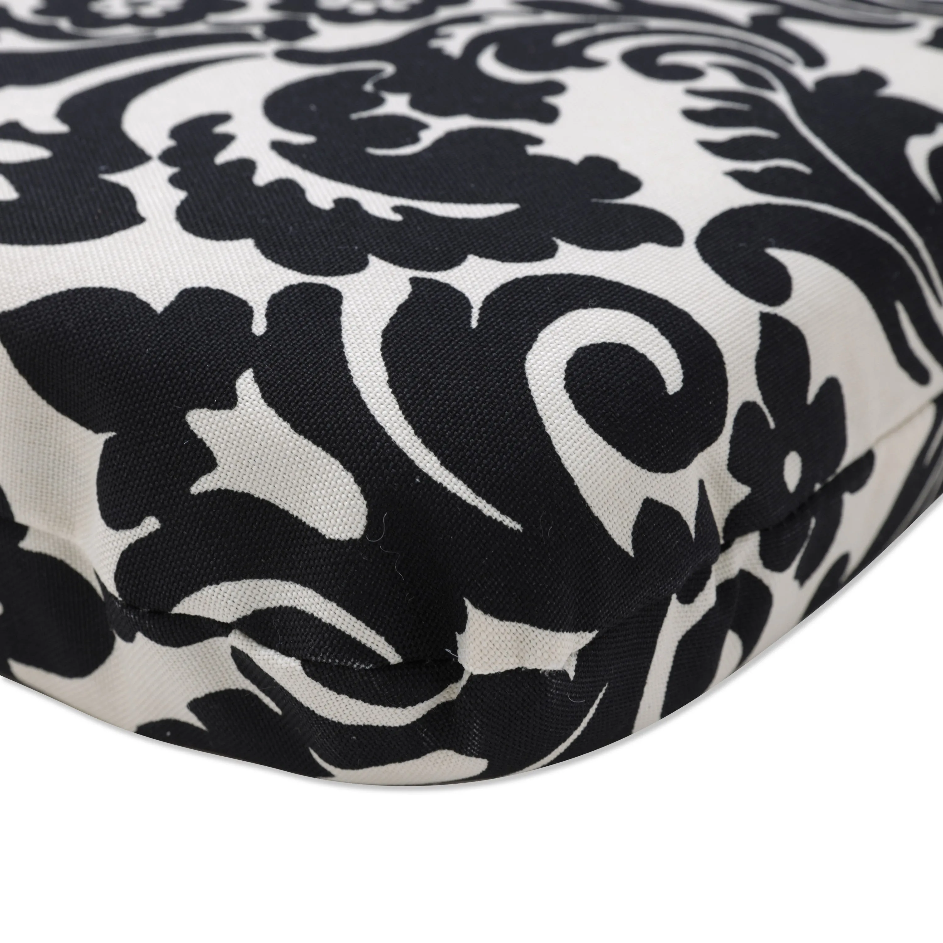 Essence Black/Beige Rounded Corners Chair Cushion