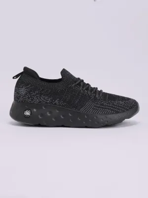 EZ  Cushn Men's Walking Shoes - Black/Grey