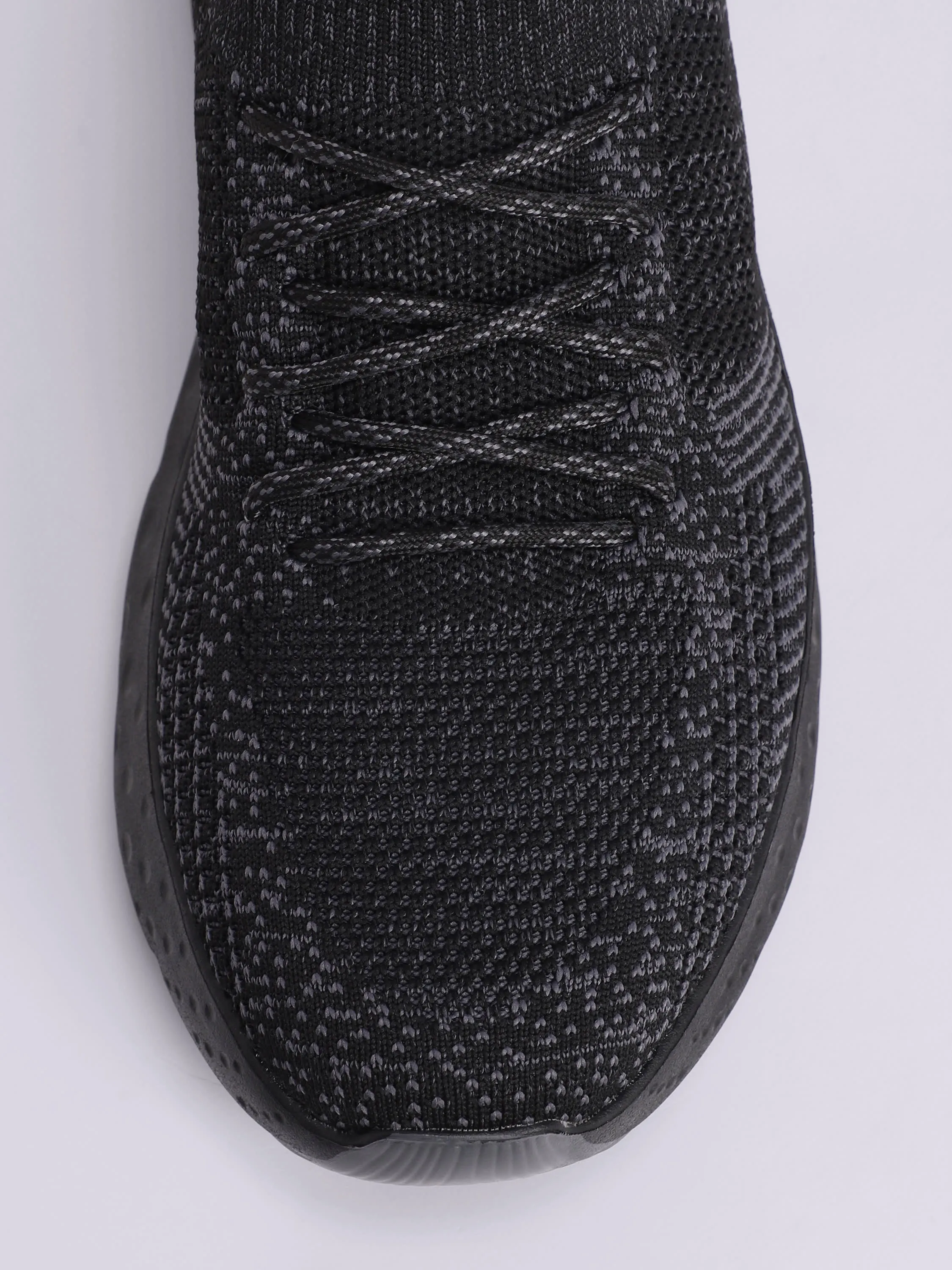 EZ  Cushn Men's Walking Shoes - Black/Grey
