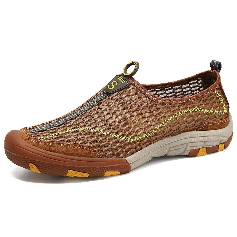 Fashion Breathable Summer Walking Mesh Shoes