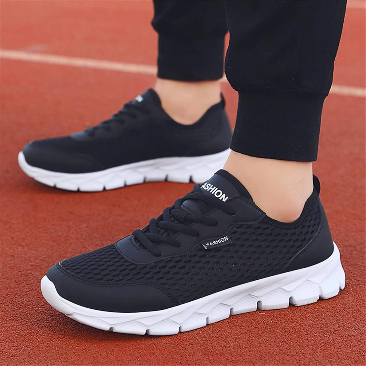 Fashion Summer Men Mesh Breathable Comfortable Lightweight Flat Soft Lace Up Casual Sneaker Boots for Men Winter
