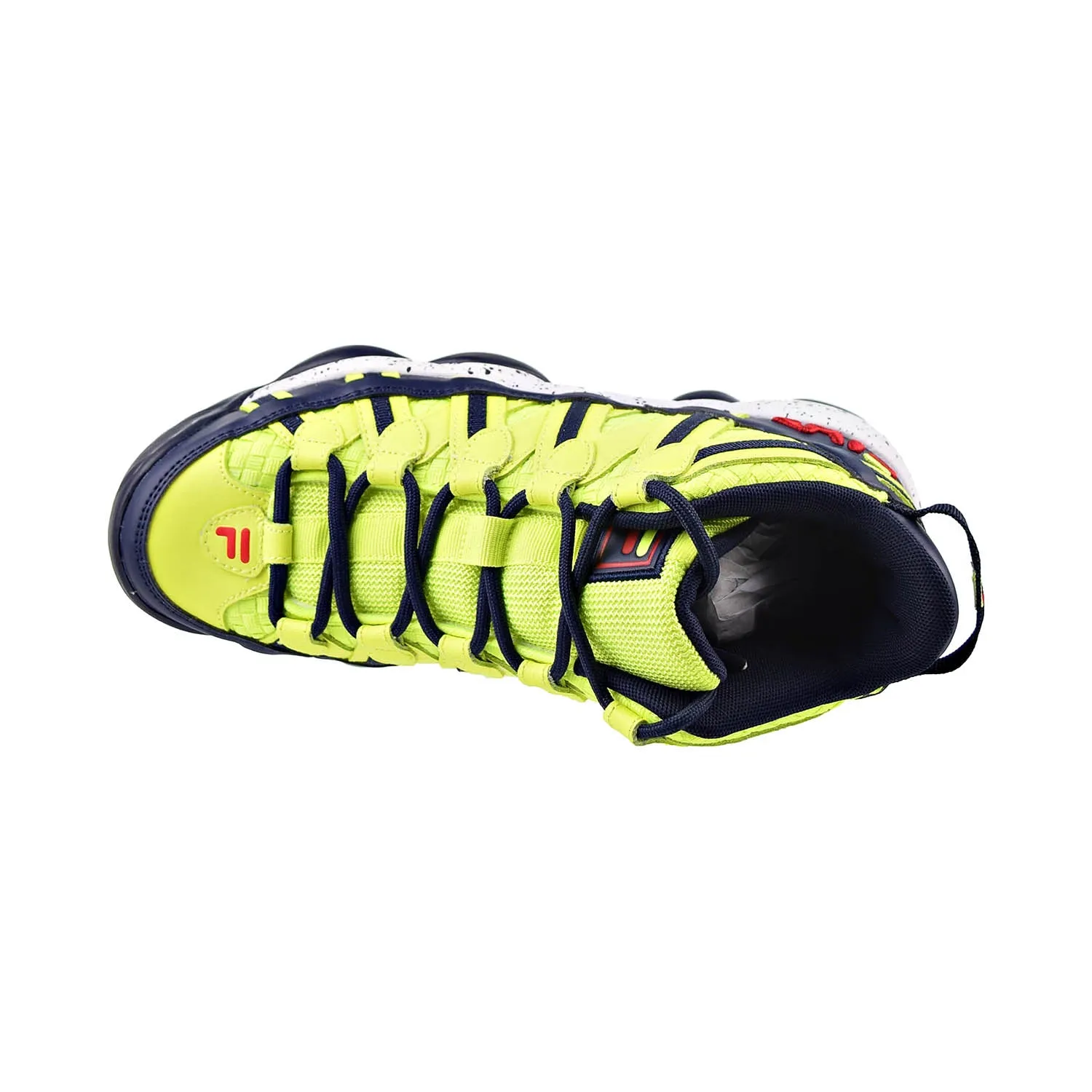 Fila Stackhouse Spaghetti Men's Shoes Safety Yellow-Fila Navy-White
