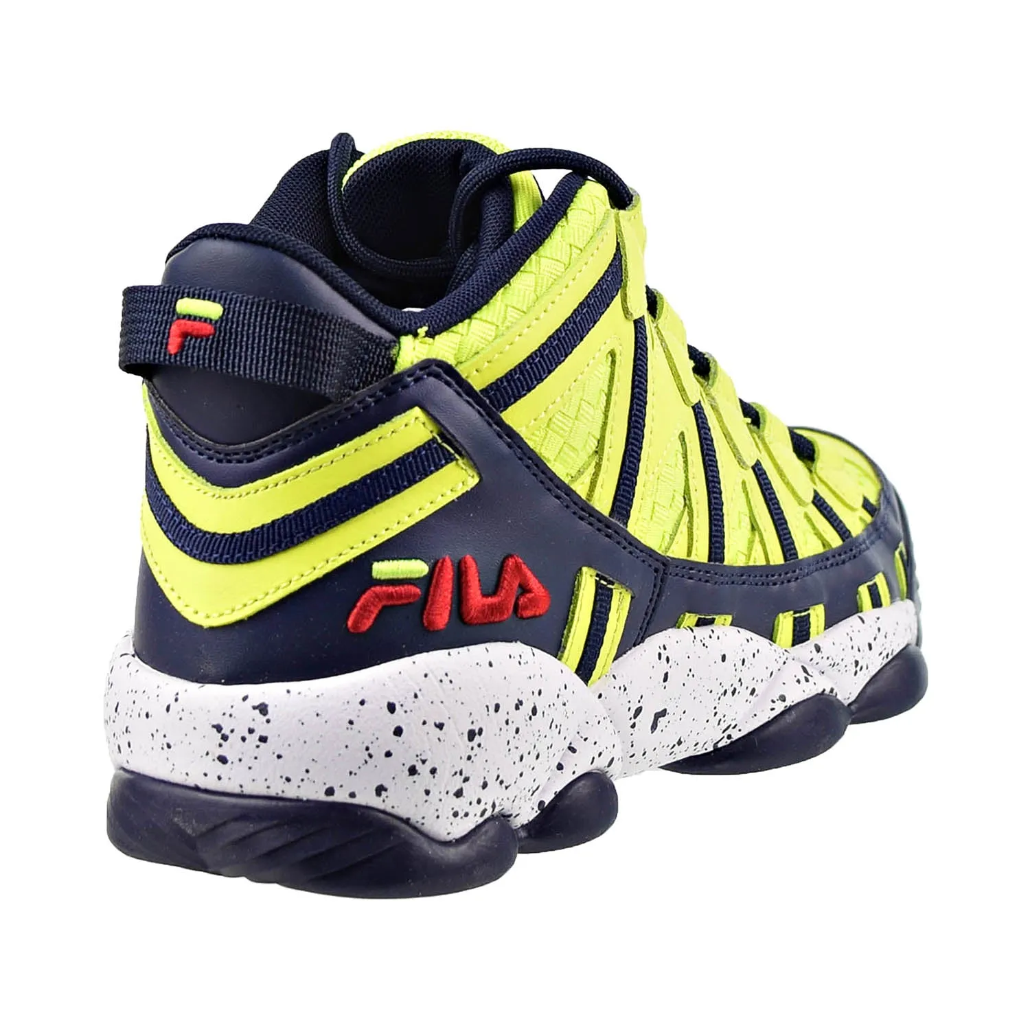 Fila Stackhouse Spaghetti Men's Shoes Safety Yellow-Fila Navy-White