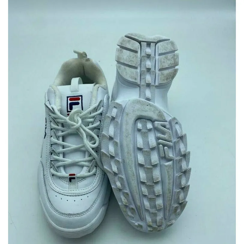 Fila Women's Disruptor 2 Premium Shoes in White Size US 8.5