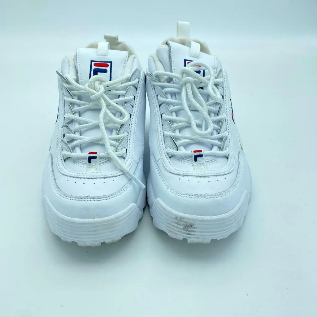Fila Women's Disruptor 2 Premium Shoes in White Size US 8.5