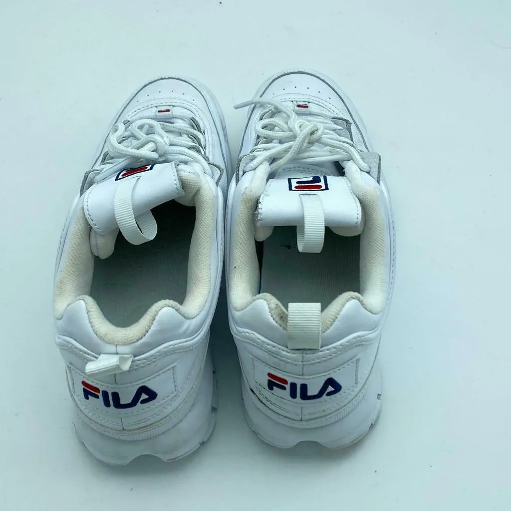 Fila Women's Disruptor 2 Premium Shoes in White Size US 8.5