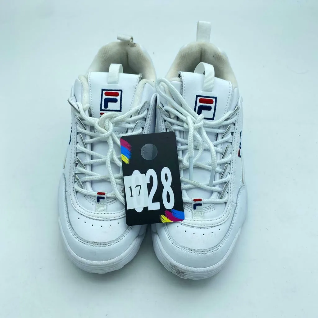 Fila Women's Disruptor 2 Premium Shoes in White Size US 8.5
