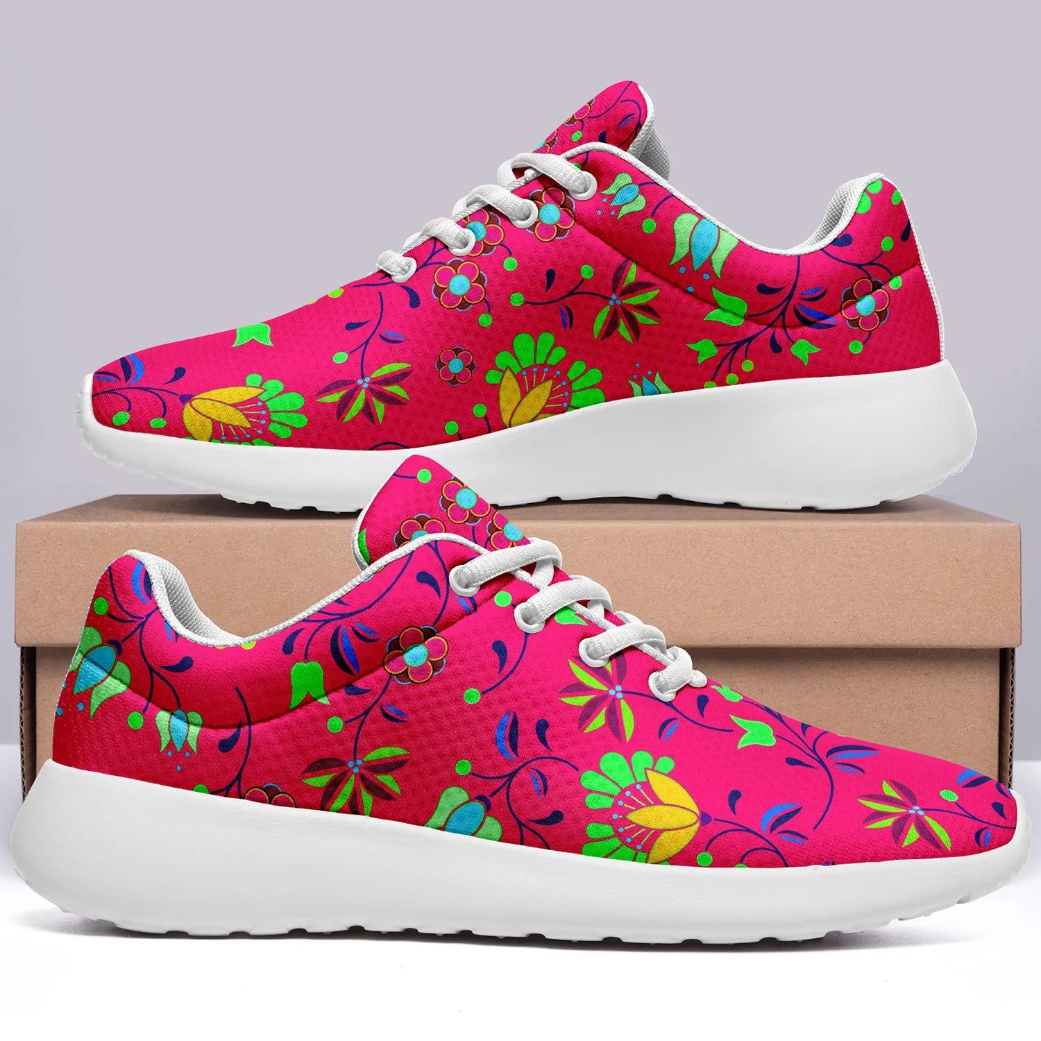 Fleur Indigine Rouge Ikkaayi Sport Sneakers