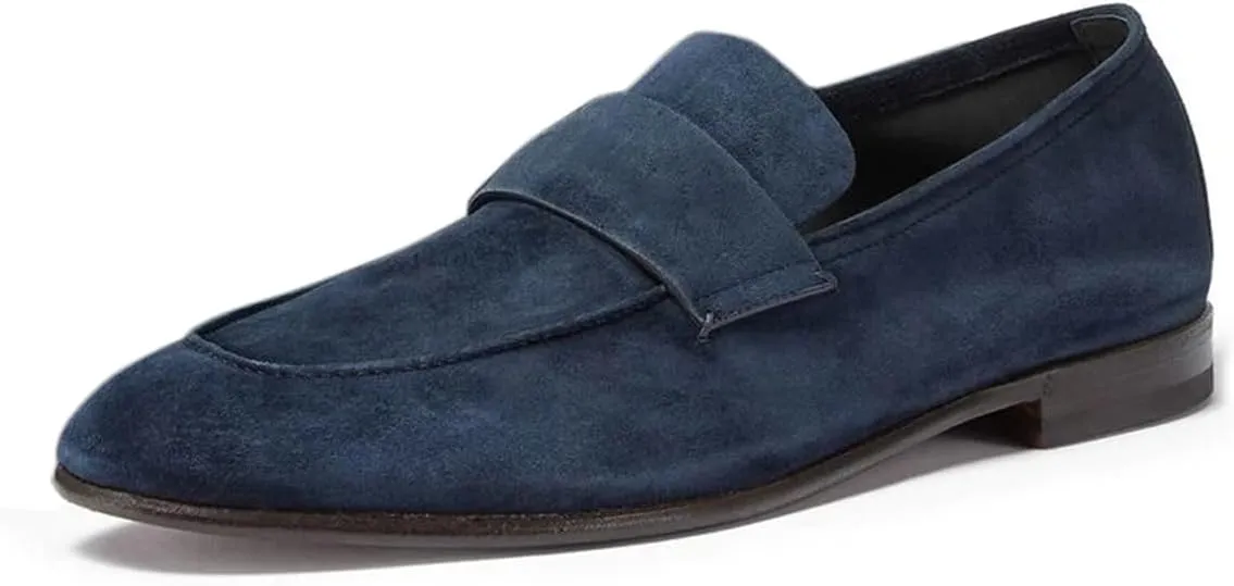 FOWT Retro Round Toe Slip On Loafers Flat Heel Comfort Casual Dress Daily Walking Shoes Size 4-16 US