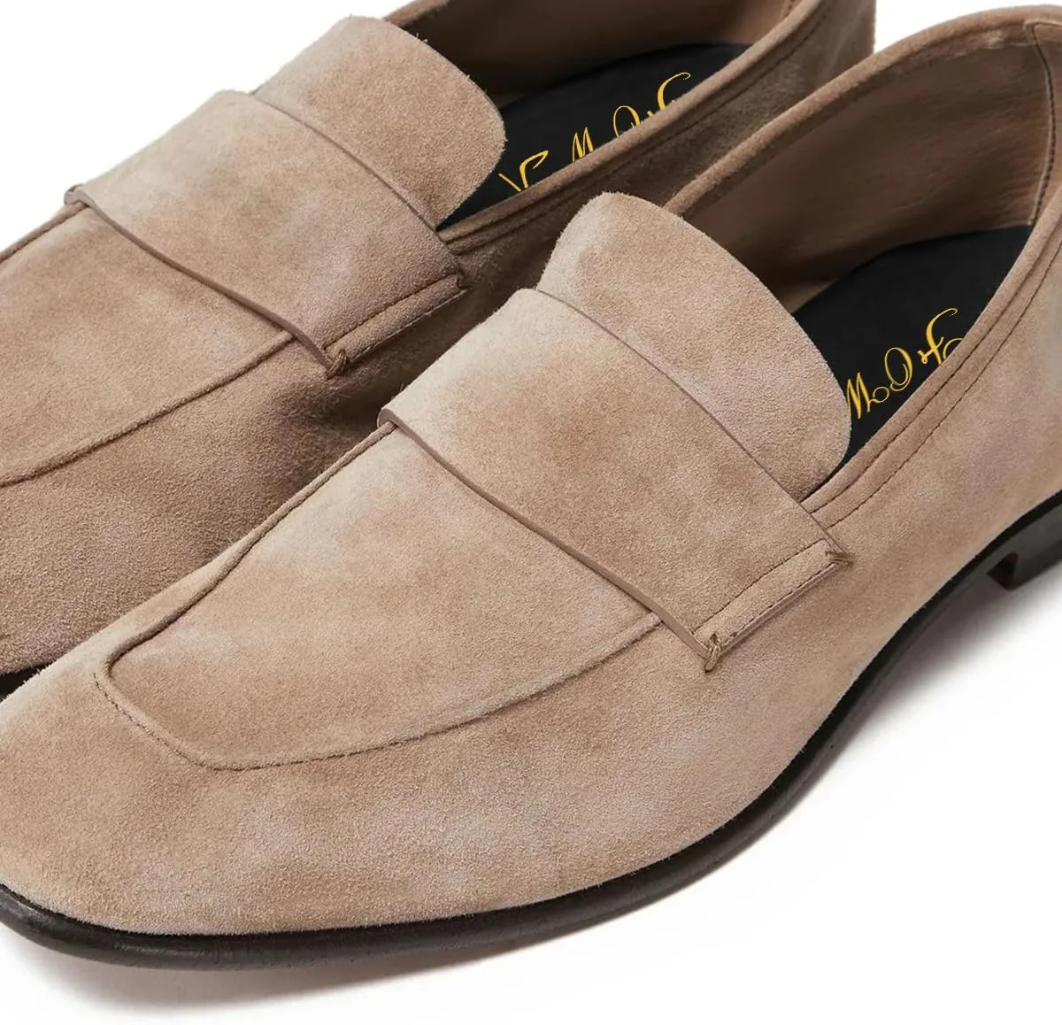 FOWT Retro Round Toe Slip On Loafers Flat Heel Comfort Casual Dress Daily Walking Shoes Size 4-16 US