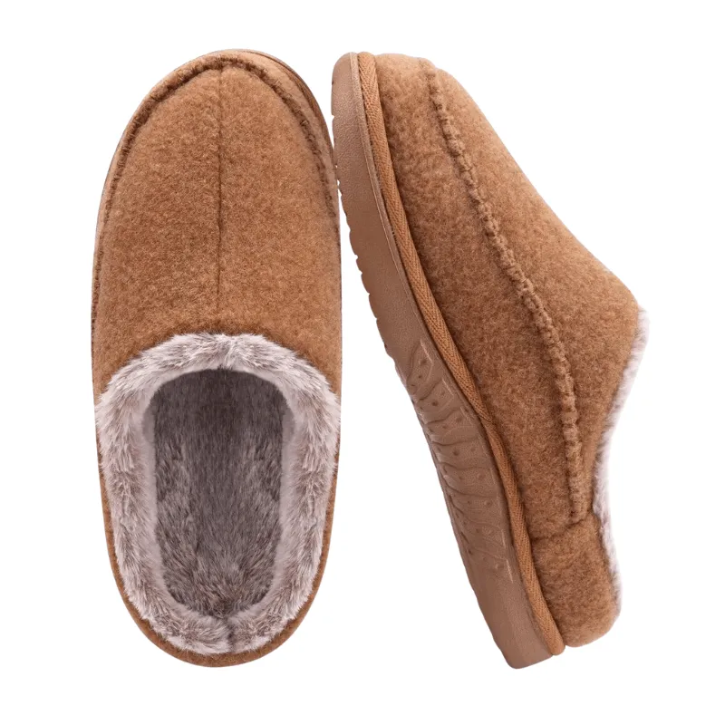 Fur Lined Orthopedic Slippers – Cozy Comfort with Secure Support