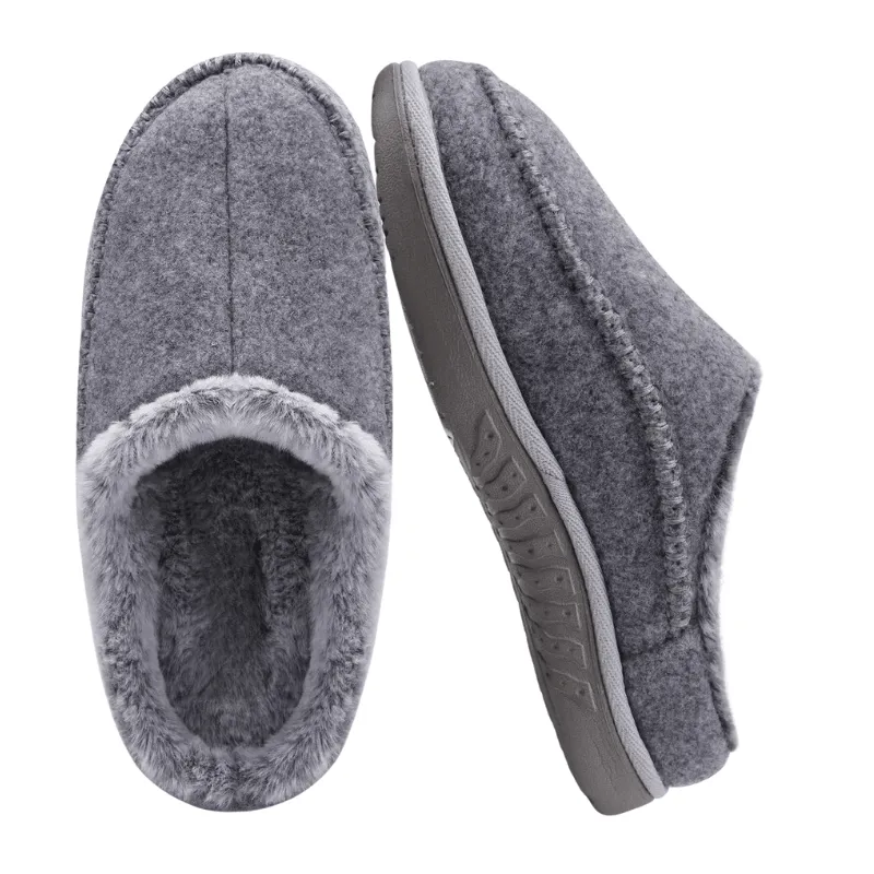 Fur Lined Orthopedic Slippers – Cozy Comfort with Secure Support