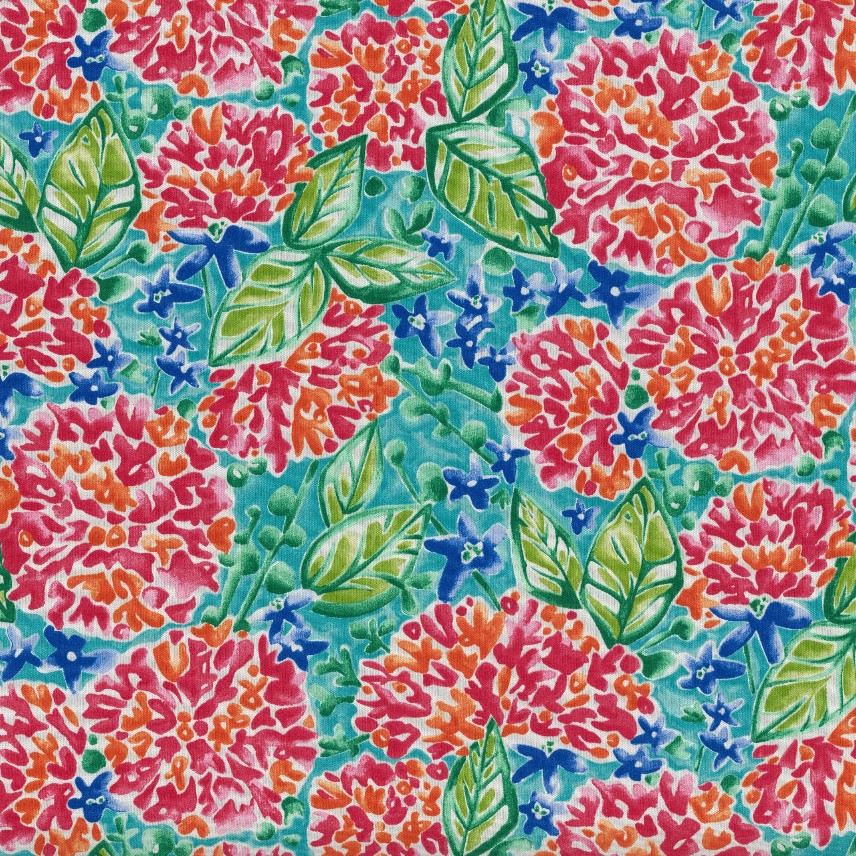 Garden Blooms Multi 60" Blown Bench