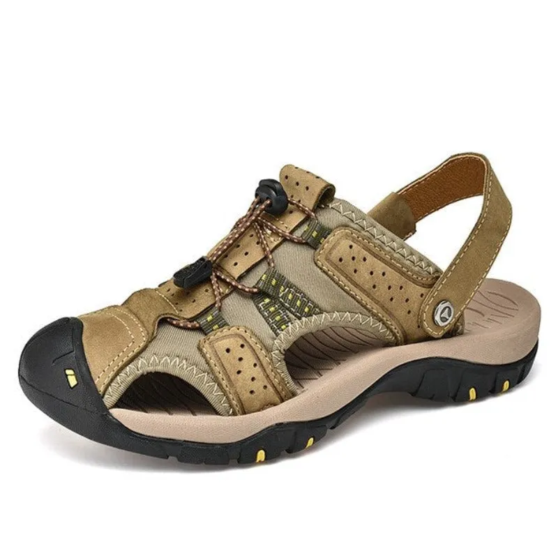 Genuine Leather Outdoor Summer Men's Sandals