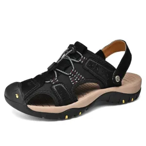 Genuine Leather Outdoor Summer Men's Sandals