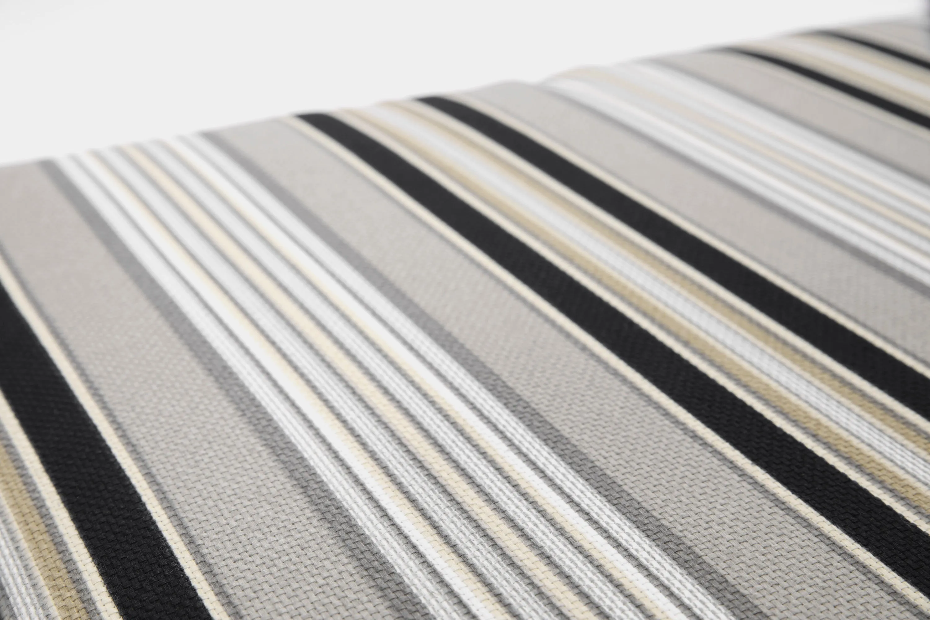Getaway Stripe Black 18.5-Inch Throw Pillow (Set Of 2)