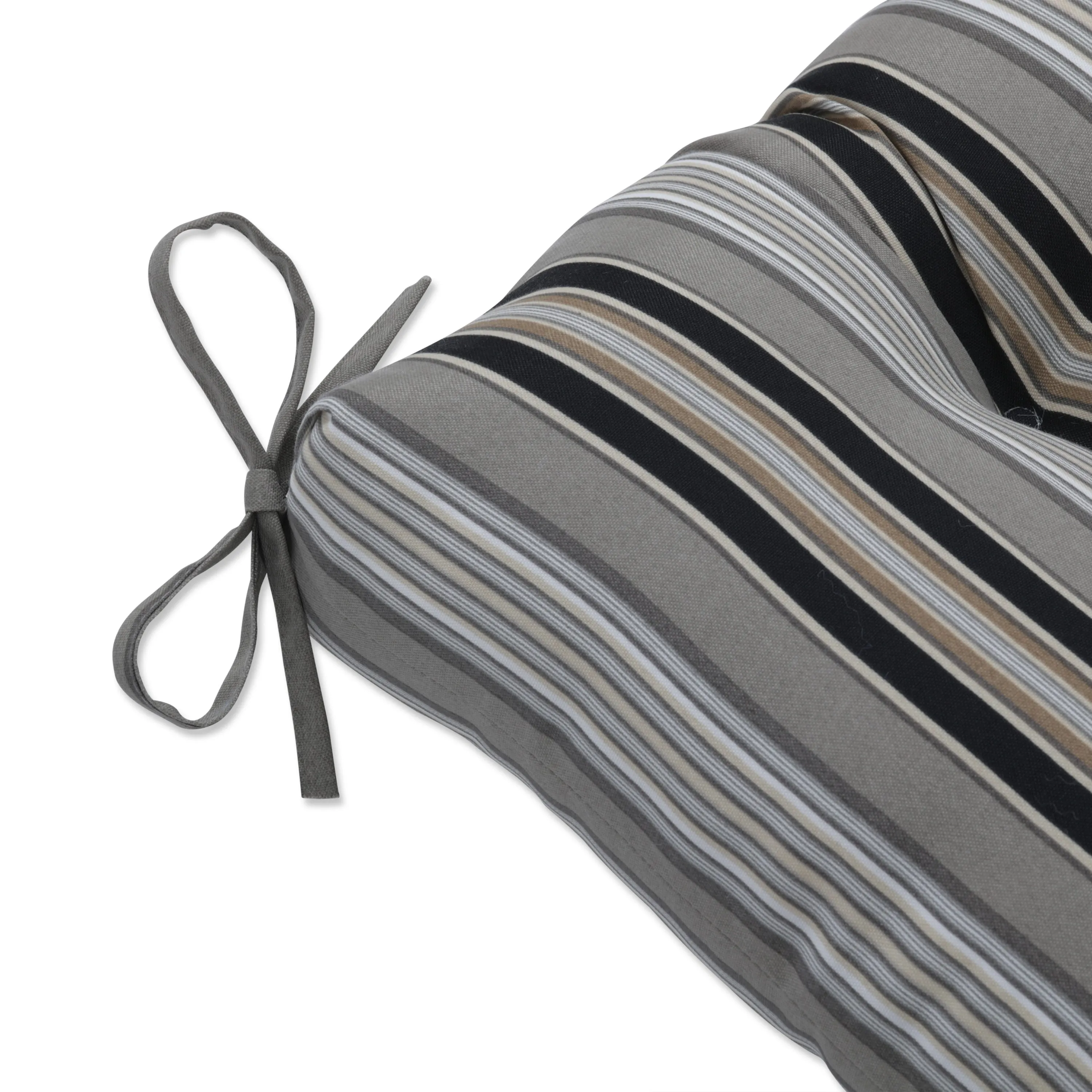 Getaway Stripe Black 60" Blown Bench