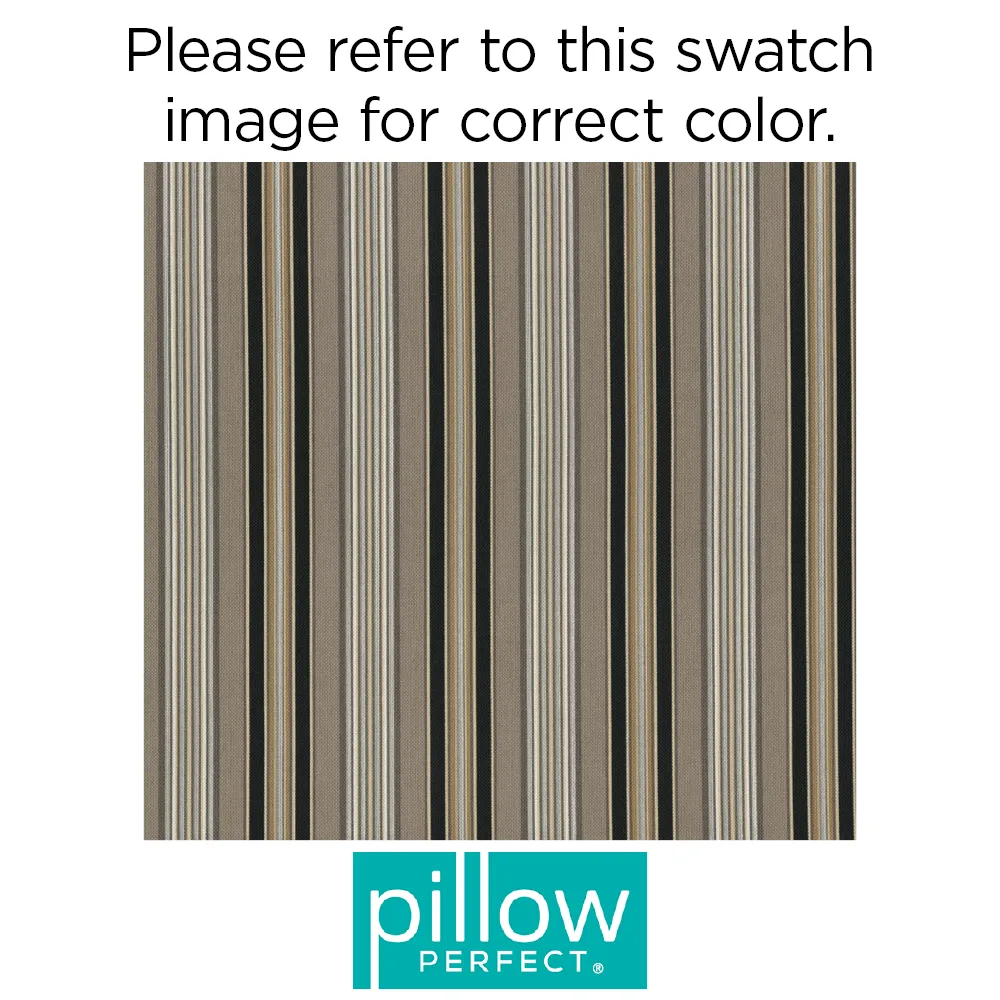 Getaway Stripe Black 60" Blown Bench