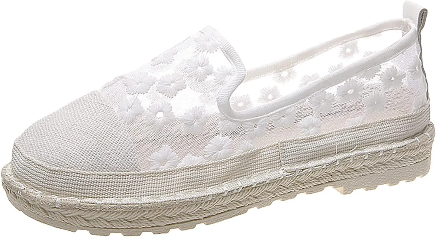 Gibobby Gladiator Sandals for Women,Open Toe Slip On Platform Sandals Espadrilles Zipper Wedges Shallow Beach Shoes