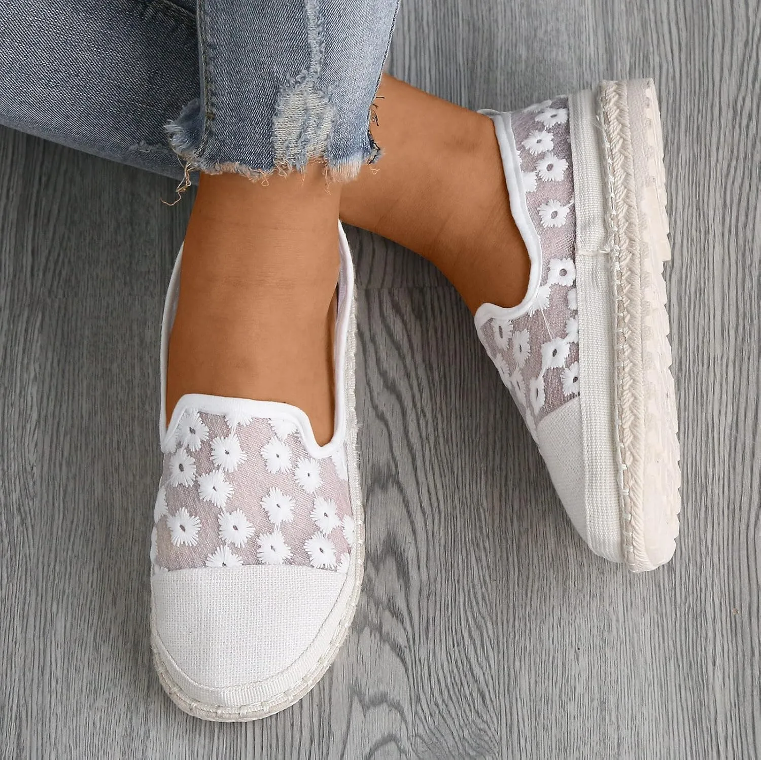 Gibobby Gladiator Sandals for Women,Open Toe Slip On Platform Sandals Espadrilles Zipper Wedges Shallow Beach Shoes