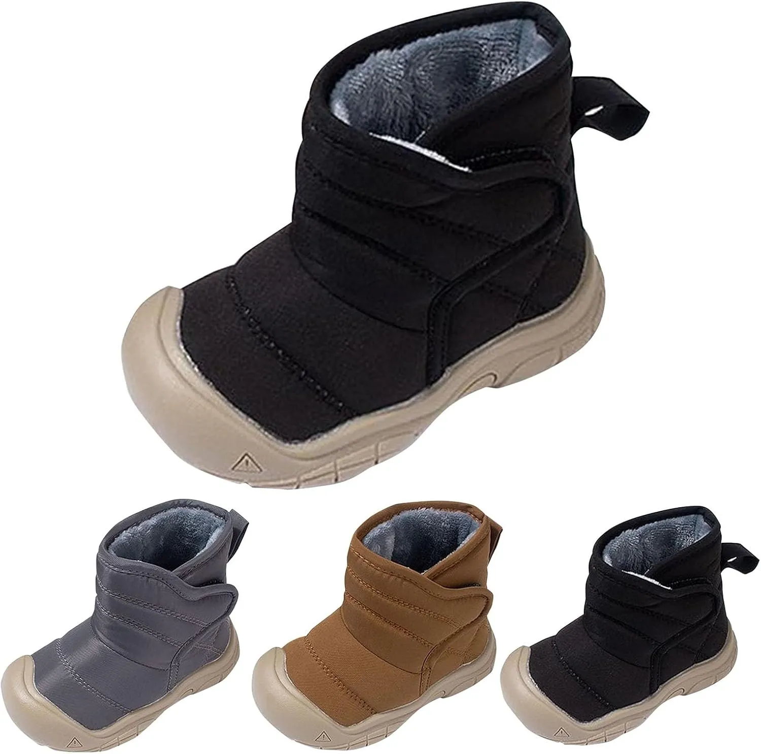 Girls Boys Warm Fr Lined Winter Snow Boots Waterroof Outdoor Ankle Booties Comfortable Shoes Tall Boots for Girls