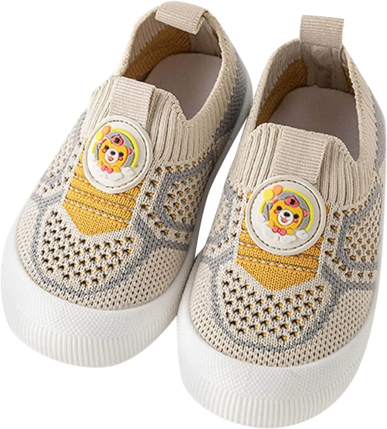 Girls Cartoon Shoes Toddler Girls Boys Sneakers Board Shoes Summer Mesh Surface Breathable Shoes Light Soft Sole