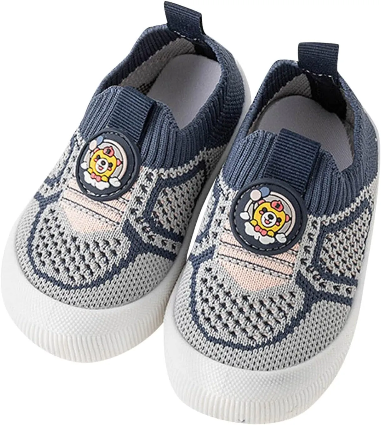 Girls Cartoon Shoes Toddler Girls Boys Sneakers Board Shoes Summer Mesh Surface Breathable Shoes Light Soft Sole