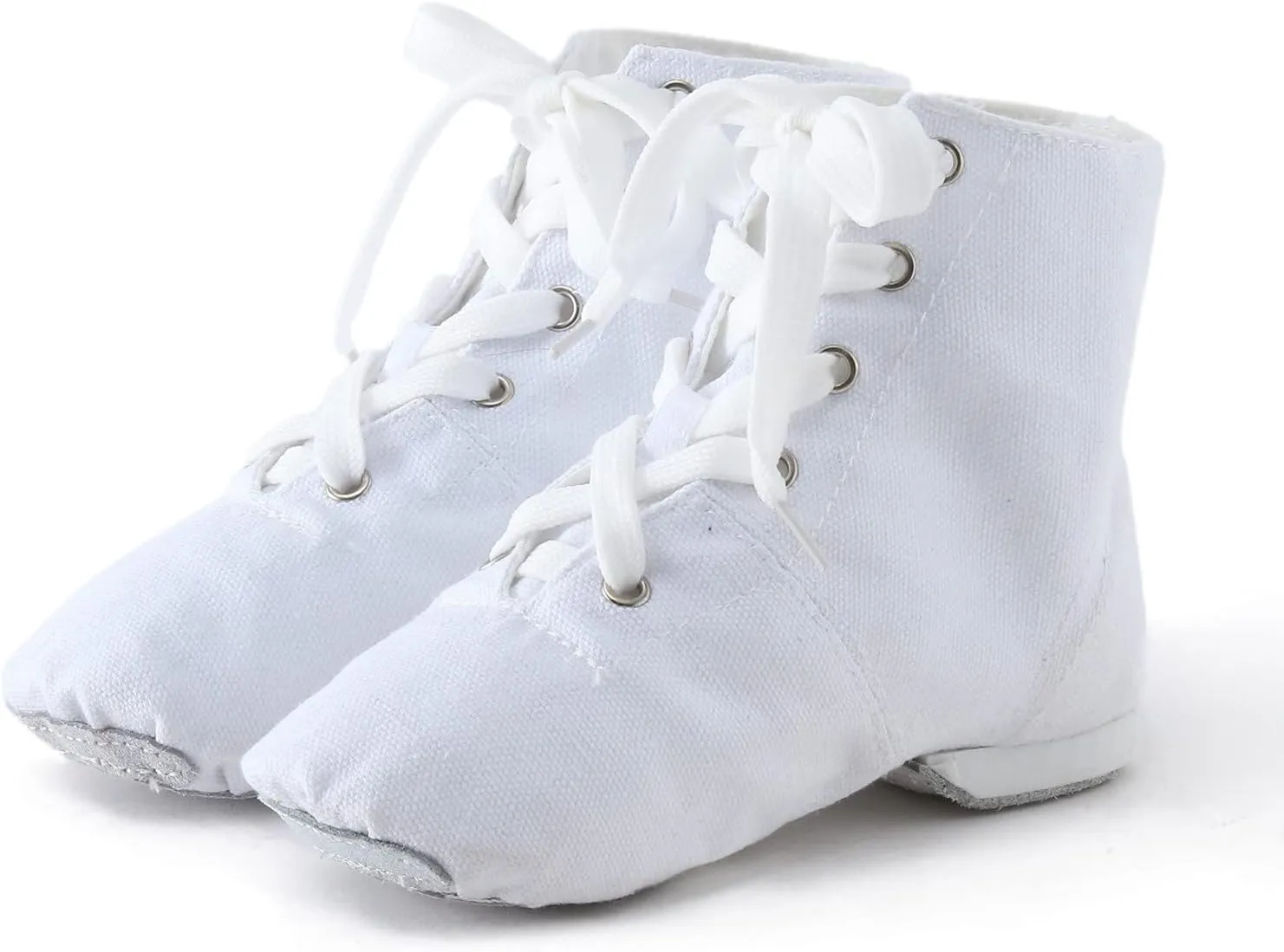 Girls Dance Dress Sneaker Shoes Kids Girl Ballet Lace-Up Yoga Performance Sport Shoes Soft Cozy Non Slip Shoes Little