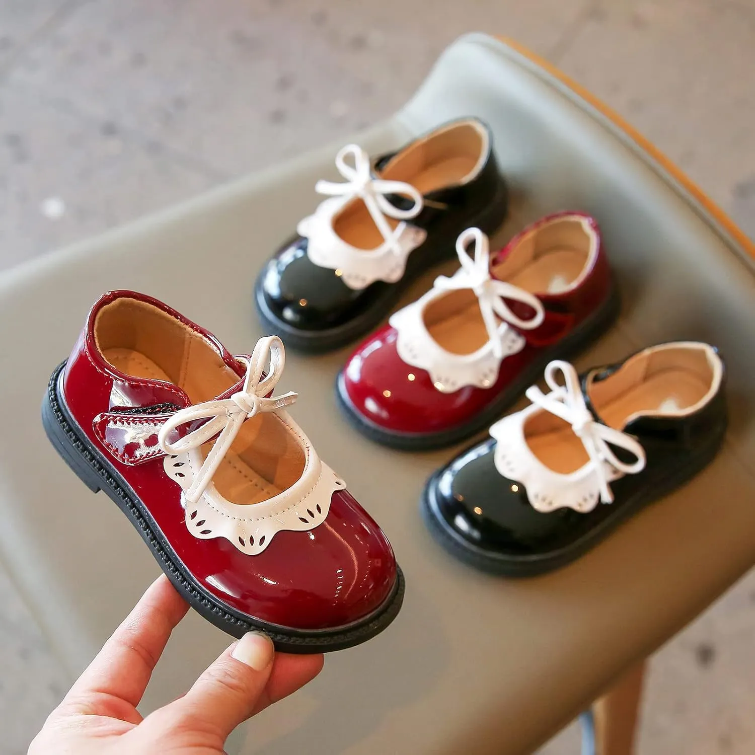 Girls High Sandals Toddler Little Girl Oxfords Dress Shoes Ballet Flats for Girl Party School Shoes Vs Slides