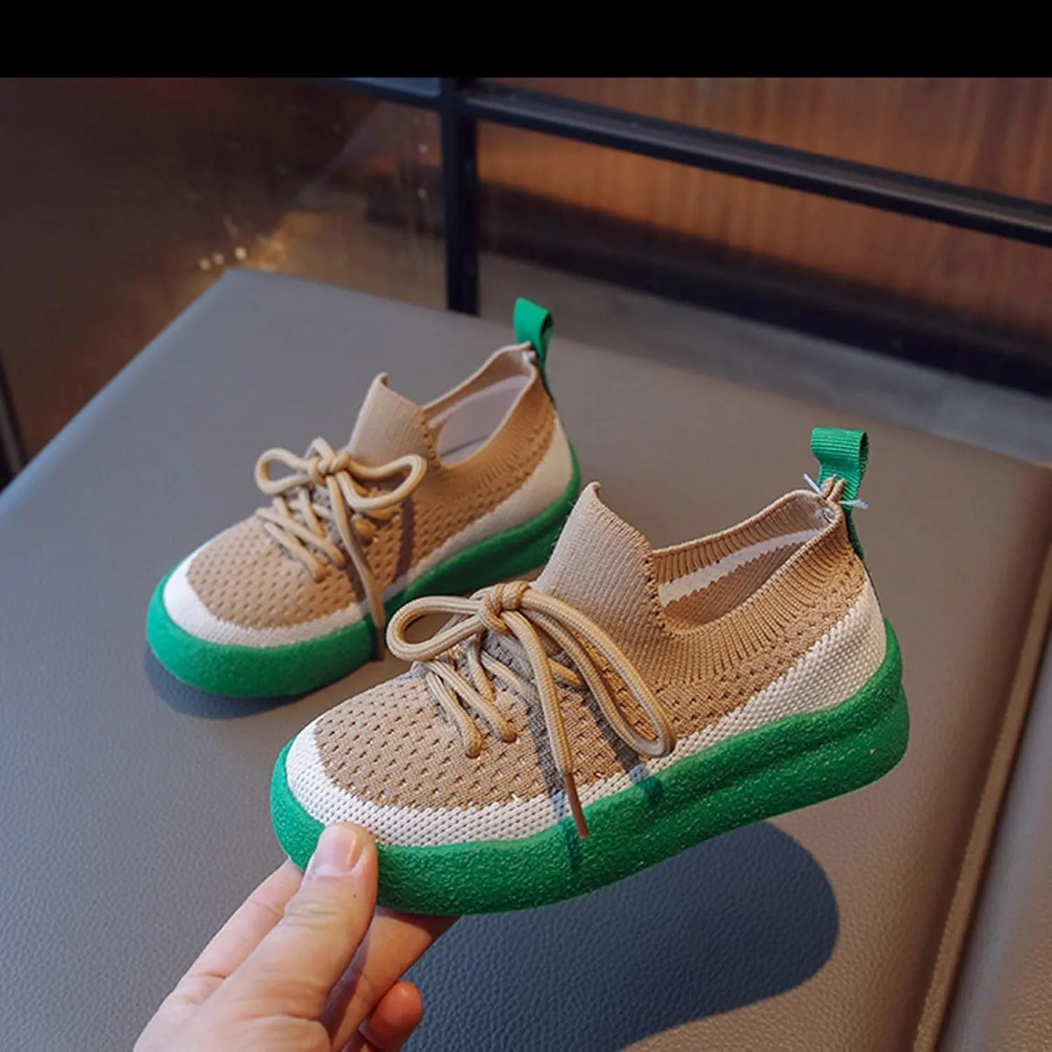 Girls Soft Sole Foot Warmer Children Shoes Children Shoes Sports Shoes Boys And Girls Casual Fashion Mesh Shoes