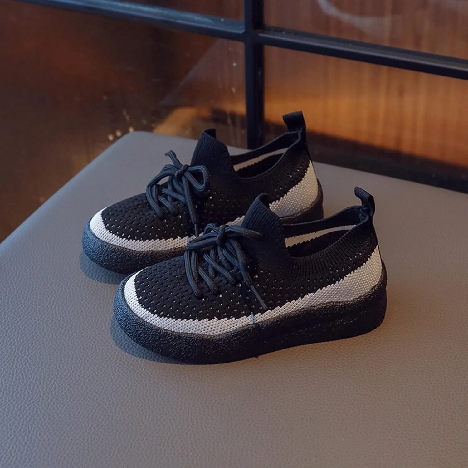 Girls Soft Sole Foot Warmer Children Shoes Children Shoes Sports Shoes Boys And Girls Casual Fashion Mesh Shoes