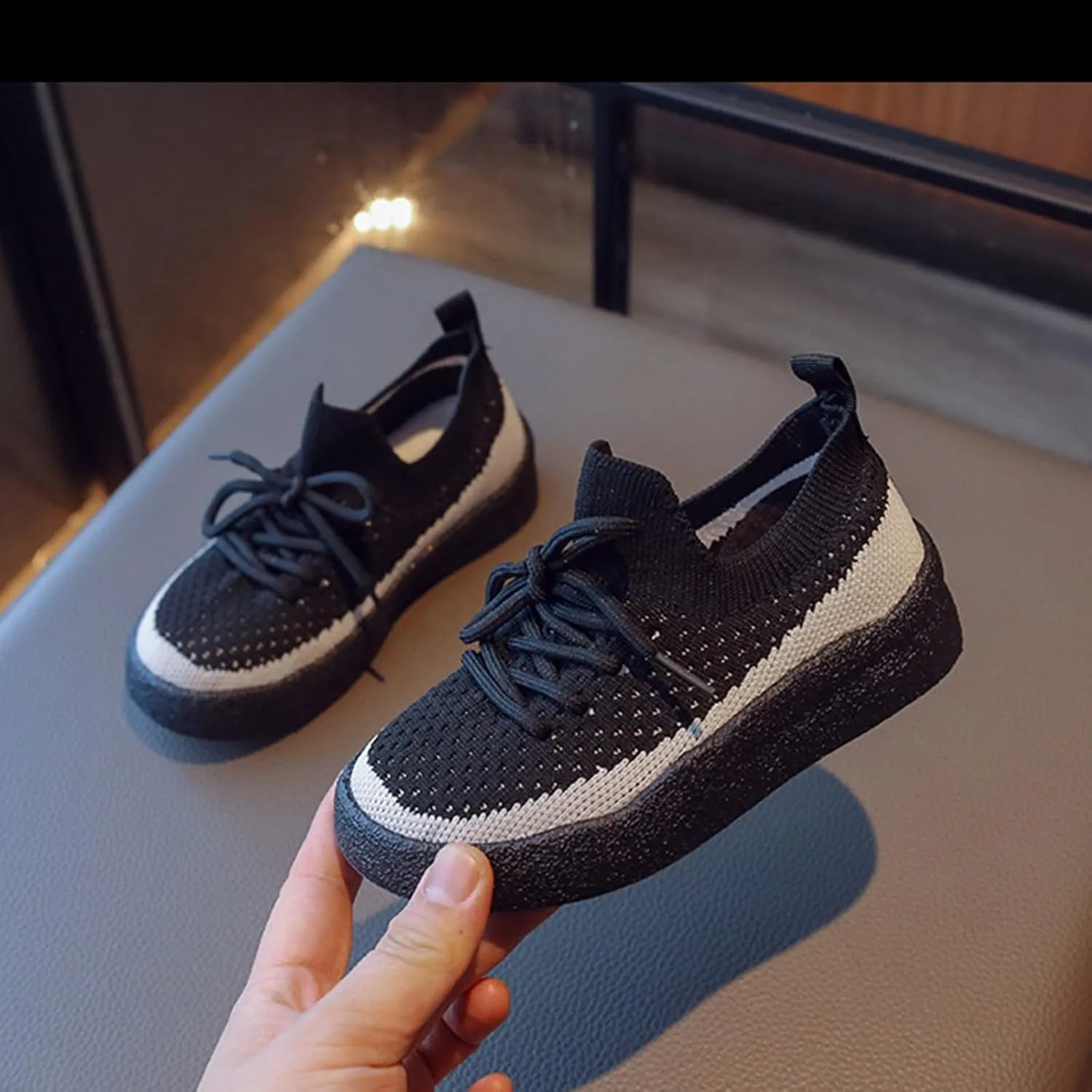 Girls Soft Sole Foot Warmer Children Shoes Children Shoes Sports Shoes Boys And Girls Casual Fashion Mesh Shoes