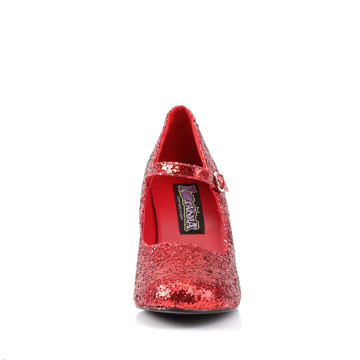 GLINDA-50G Funtasma Red Glitter Fancy Dress Women's Shoes (Fantasy Footwear)