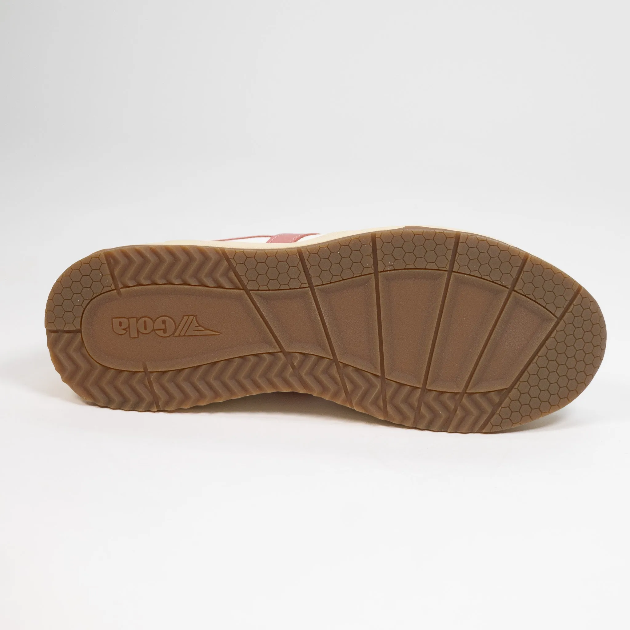 Gola Classics Women's Saturn Sneakers - White/Coral Pink/Khaki