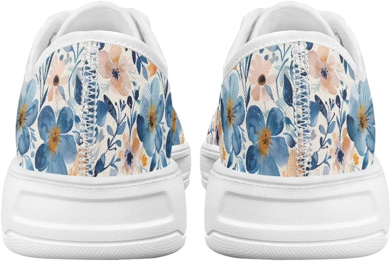 GOSTONG Womens Canvas Shoes Low Cut Classic Lace Up Casual Tennis Sneakers Comfort City Walking Shoe White Size 6-13.5