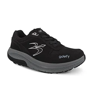 Gravity Defyer Men's G-Defy Orion Athletic Shoes 9 M US - Pain Relief Casual Shoes for Heel Spurs, Knee Pain, Back Pain, Plantar Fasciitis Shoes Black, Gray