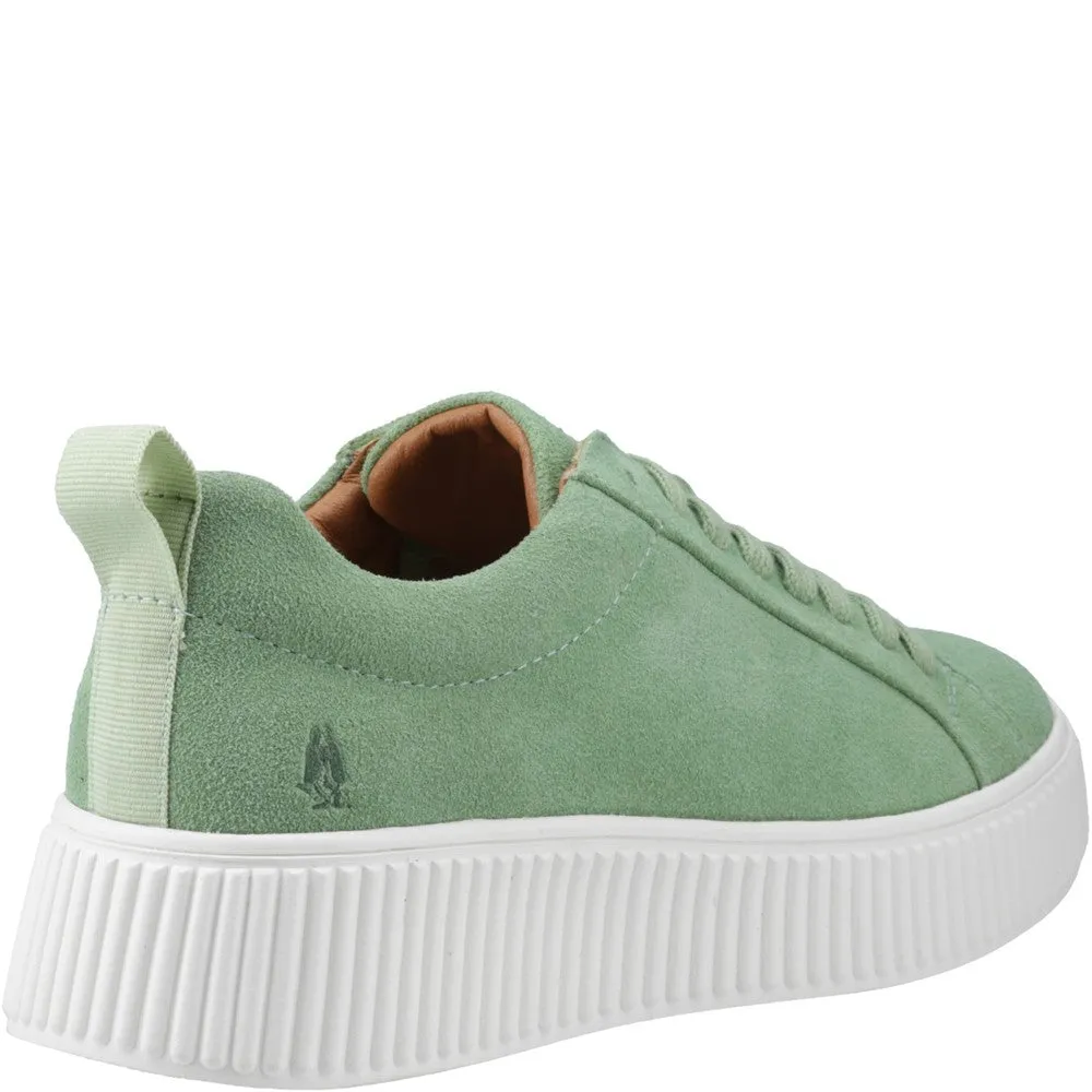 Green Harlow Suede Trainers