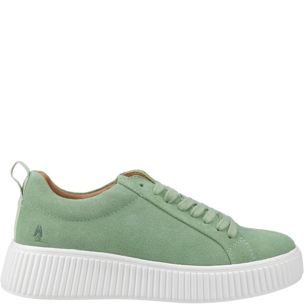 Green Harlow Suede Trainers