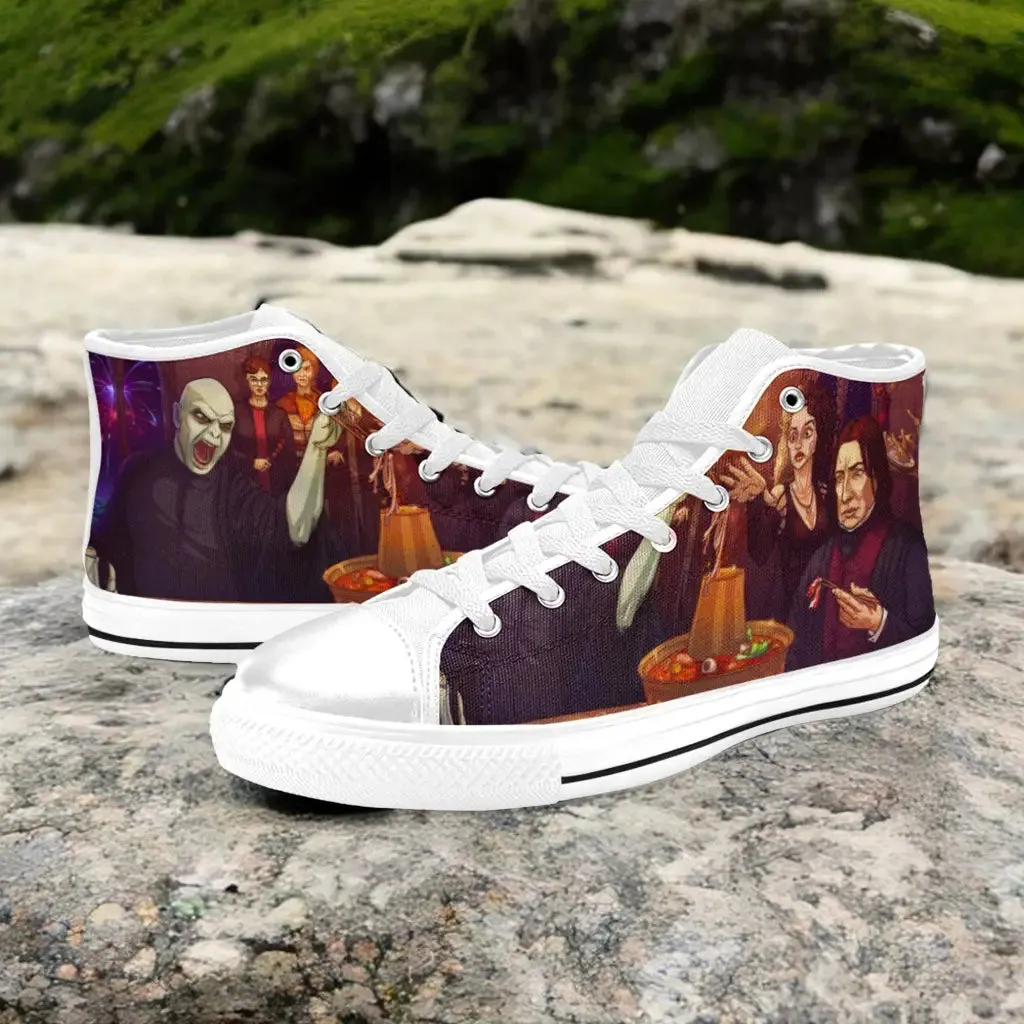 Harry Potter Lord Voldemort Shoes High Top Sneakers for Kids and Adults