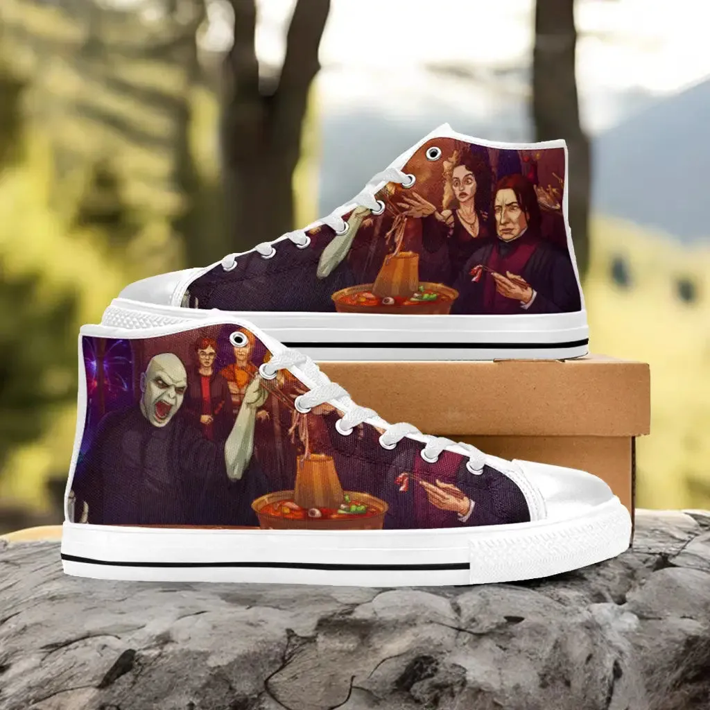 Harry Potter Lord Voldemort Shoes High Top Sneakers for Kids and Adults