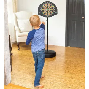 HearthSong 2-in-1 Basketball and Magnetic Dart Game