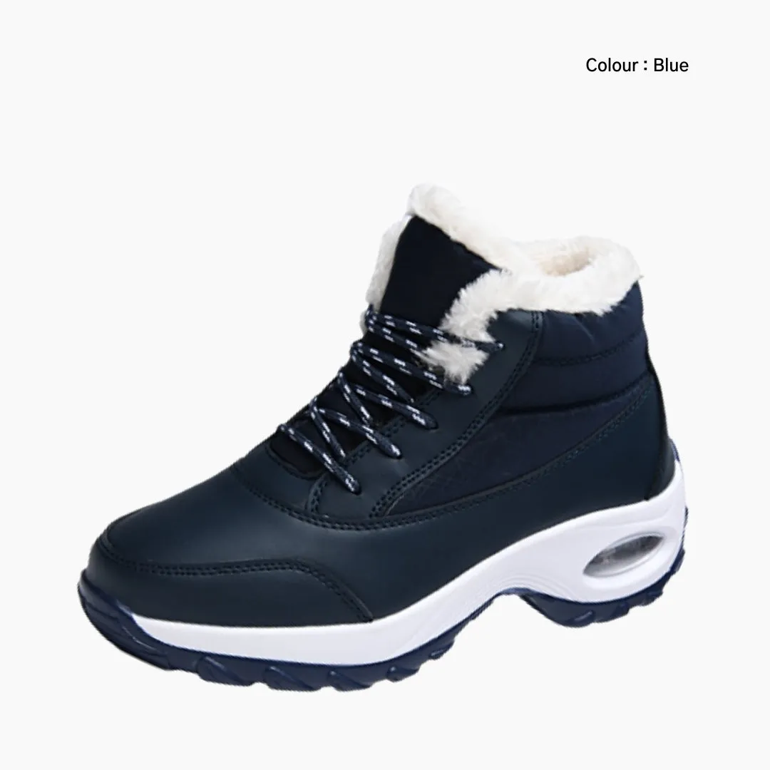 Height Increasing, Lace-Up : Winter Boots for Women