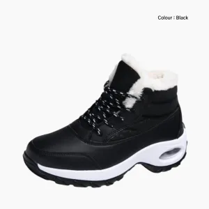 Height Increasing, Lace-Up : Winter Boots for Women