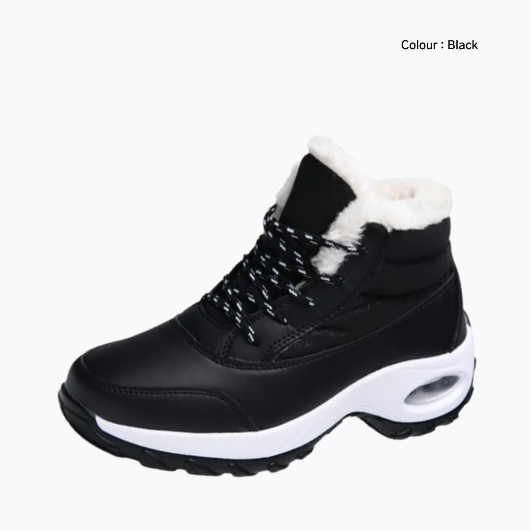 Height Increasing, Lace-Up : Winter Boots for Women